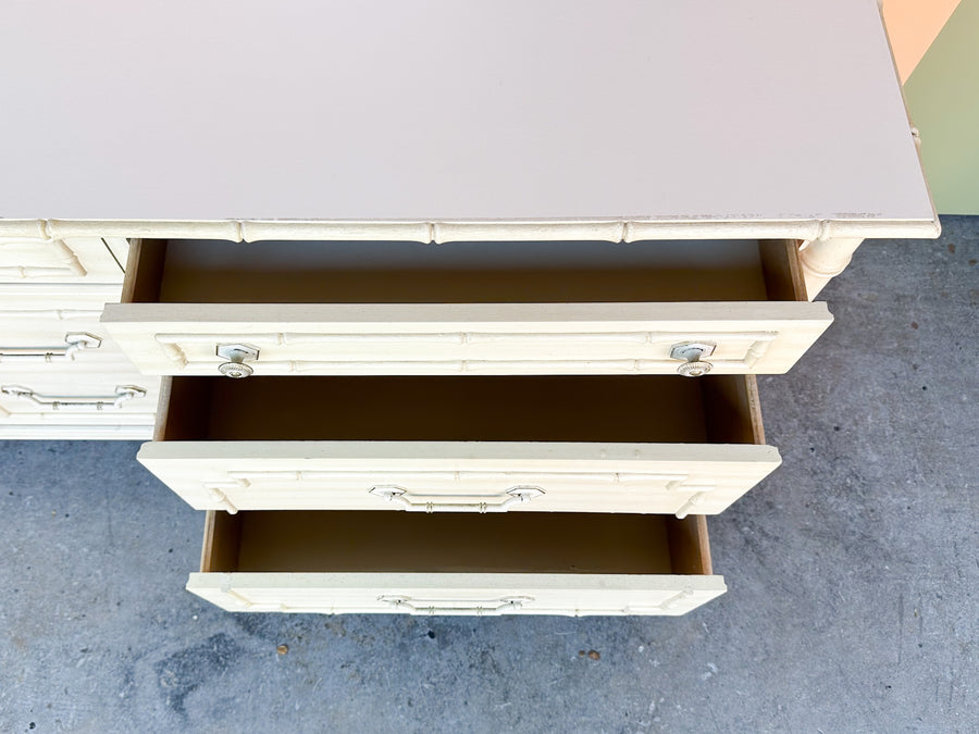 Thomasville Faux Bamboo Dresser