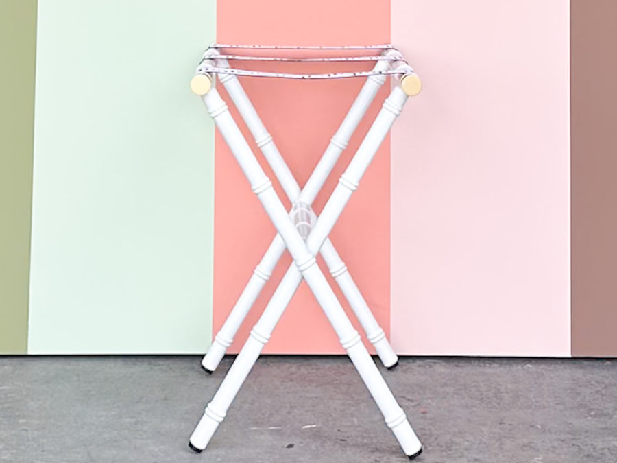 Faux Bamboo Luggage Rack - Sarah