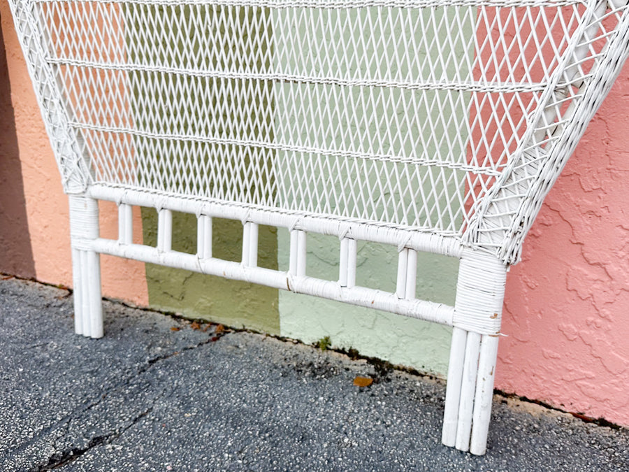 Pair of Wicker Chic Full Headboards