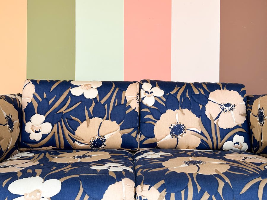 Fab Floral Upholstered Loveseat