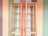 Pair of Whimsical Rattan Etageres