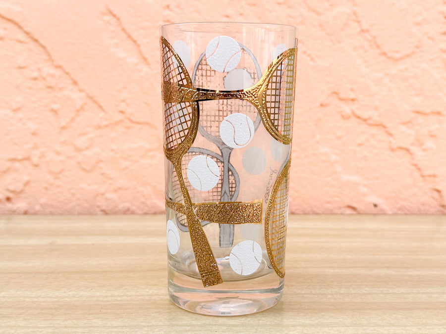 Set of Four Georges Briard Tennis Glassware