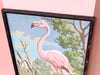 Lone Flamingo Paint by Number Art