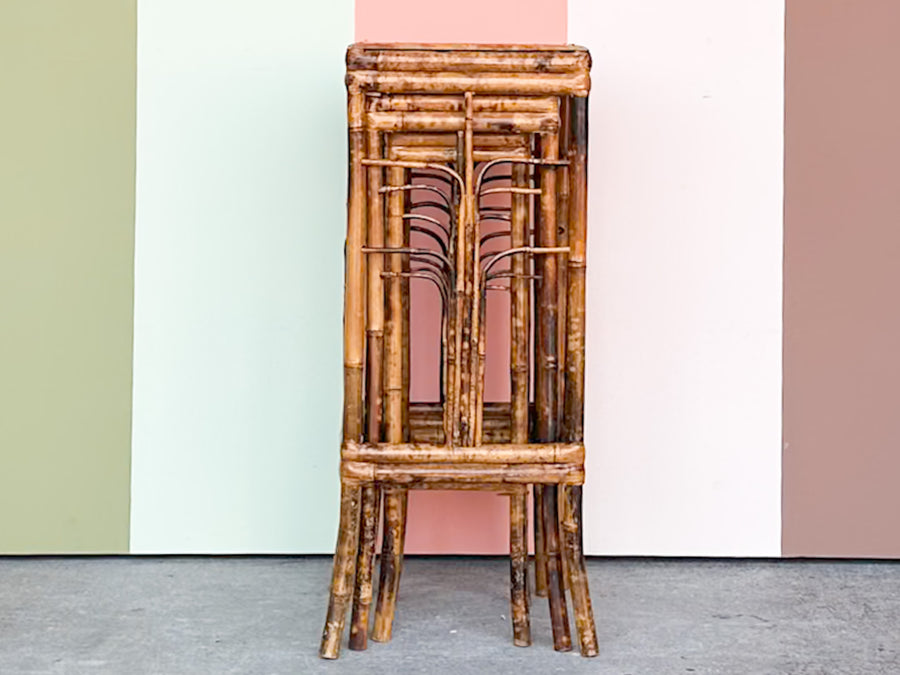 Set of Three Tortoiseshell Plant Stands