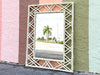 Palm Beach Chic Faux Bamboo Mirror