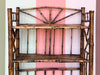 Petite Tortoiseshell Rattan Etagere