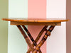 Tortoiseshell Bamboo Folding Table