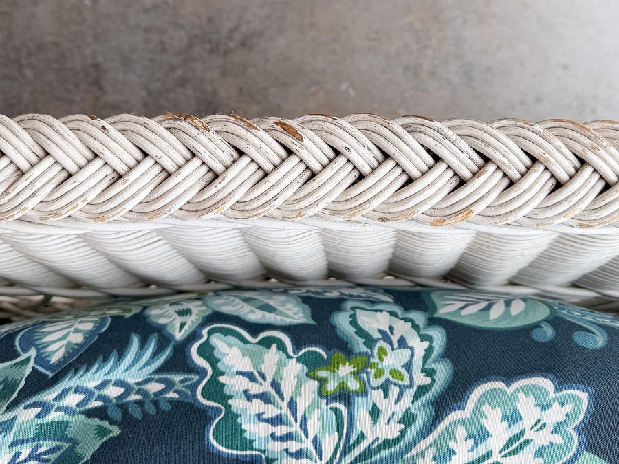 Braided Rattan Sofa