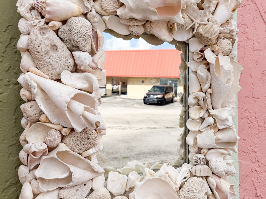 Island Chic Bahamian Shell Mirror