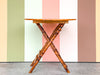 Tortoiseshell Bamboo Folding Table