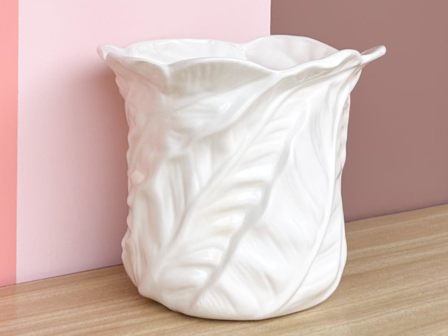 Palm Leaf Cachepot