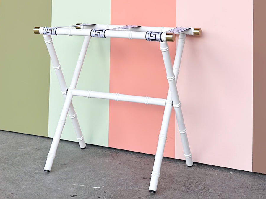 Faux Bamboo Luggage Rack - Sarah