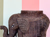 Wicker Elephant Plant Stand