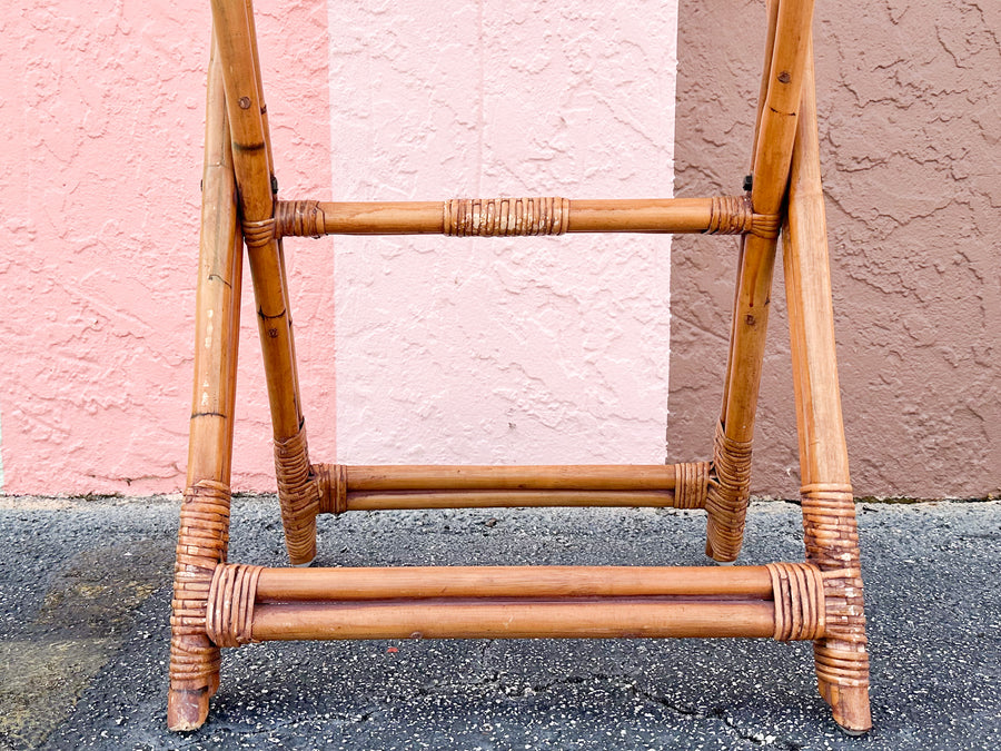 Rattan Luggage Rack