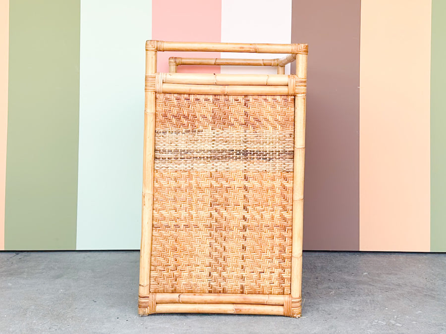Old Florida Rattan Etagere