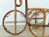 Rattan Bicycle Plant Stand