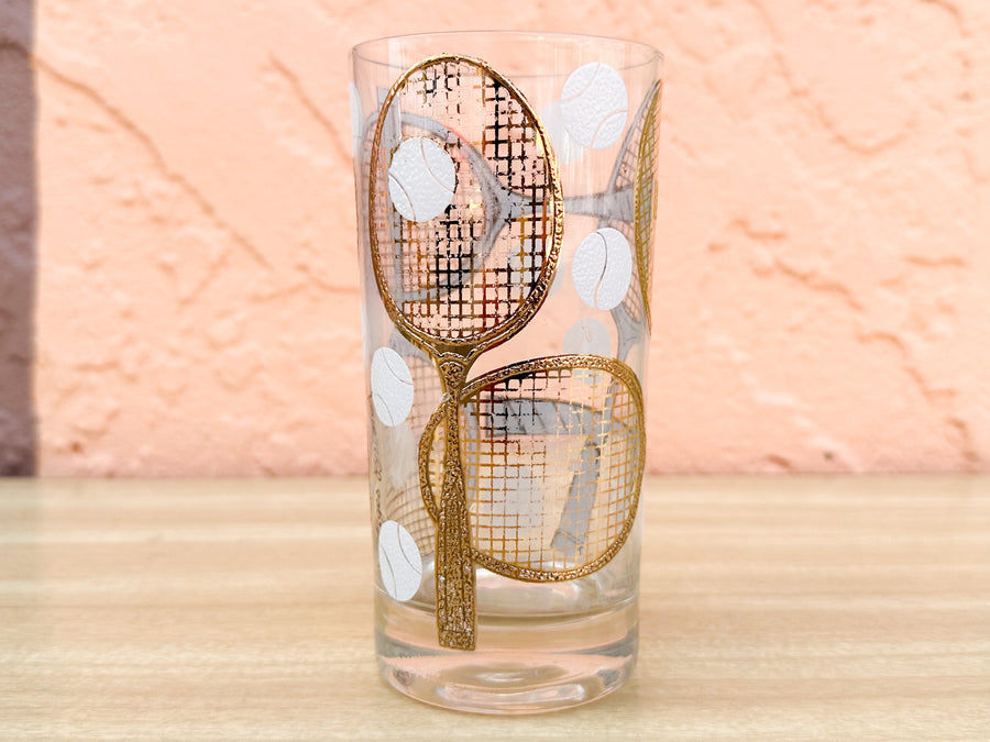 Set of Four Georges Briard Tennis Glassware