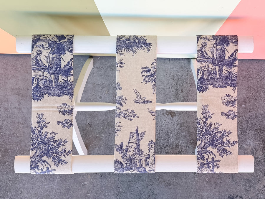 Pair of Toile Luggage Racks