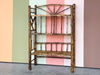 Petite Tortoiseshell Rattan Etagere