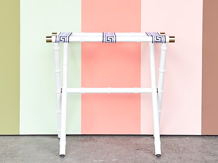 Faux Bamboo Luggage Rack - Sarah