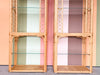 Pair of Whimsical Rattan Etageres