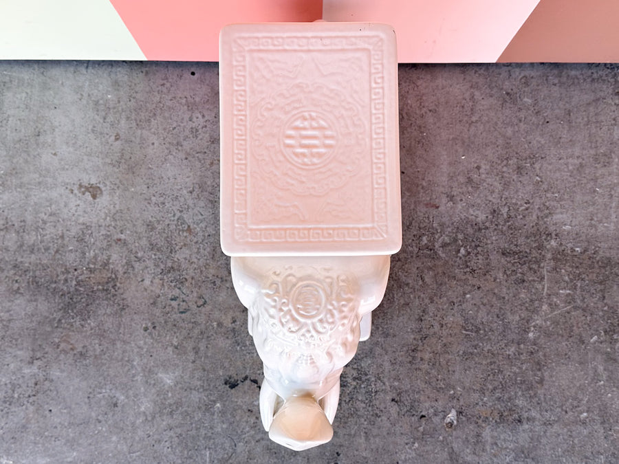 White Elephant Garden Seat