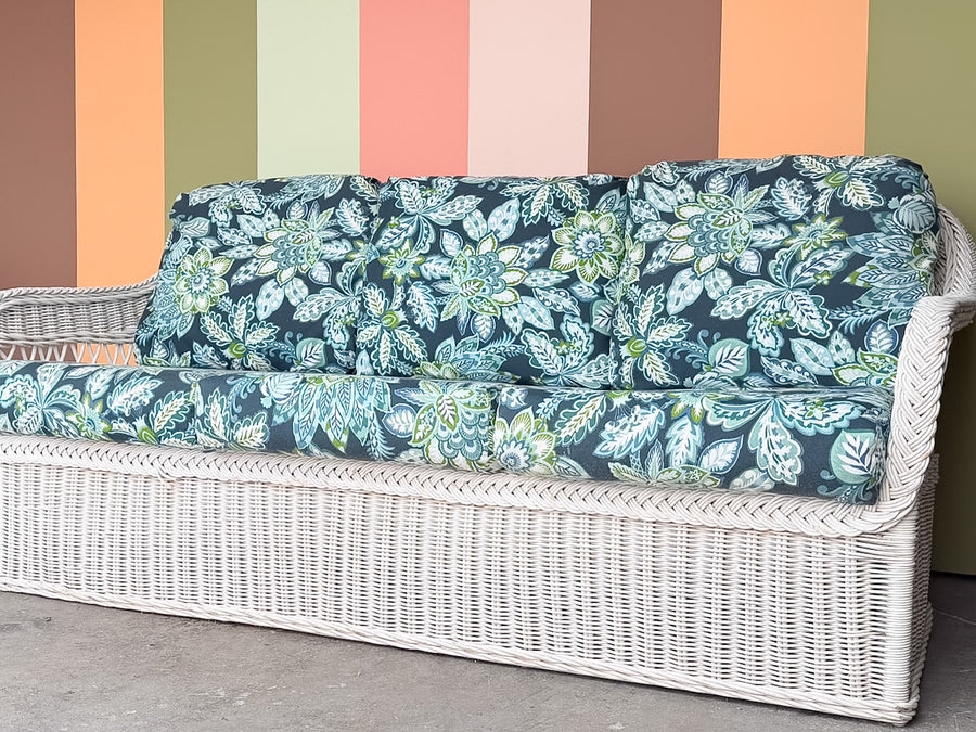 Braided Rattan Sofa