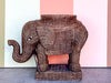 Wicker Elephant Plant Stand