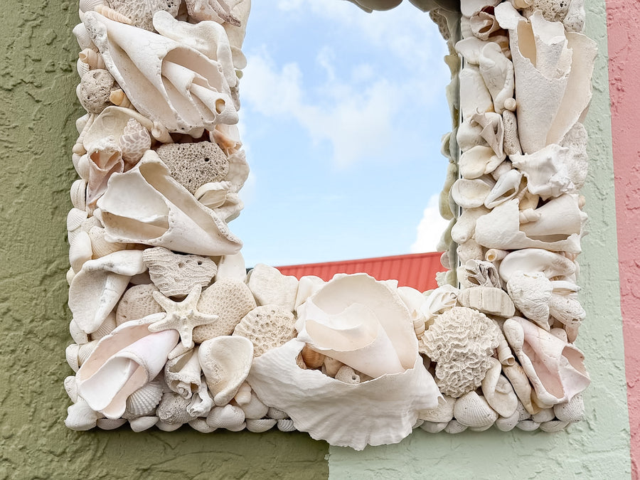 Island Chic Bahamian Shell Mirror
