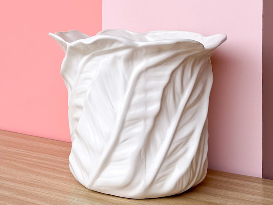 Palm Leaf Cachepot