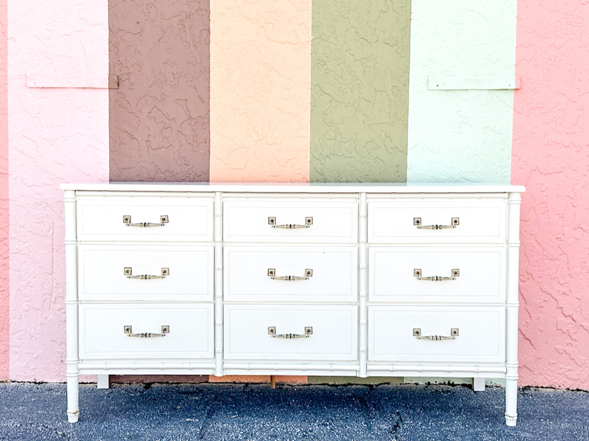 Palm Beach Faux Bamboo Dresser
