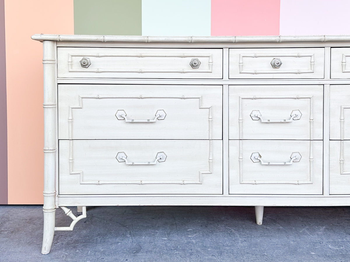 Thomasville Faux Bamboo Dresser