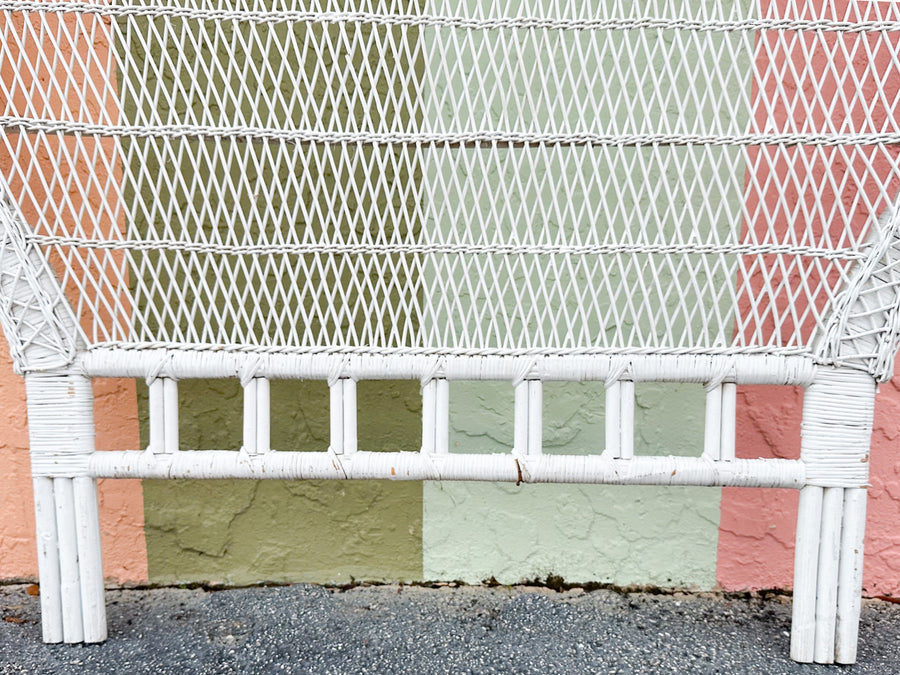 Pair of Wicker Chic Full Headboards