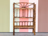Petite Tortoiseshell Rattan Etagere
