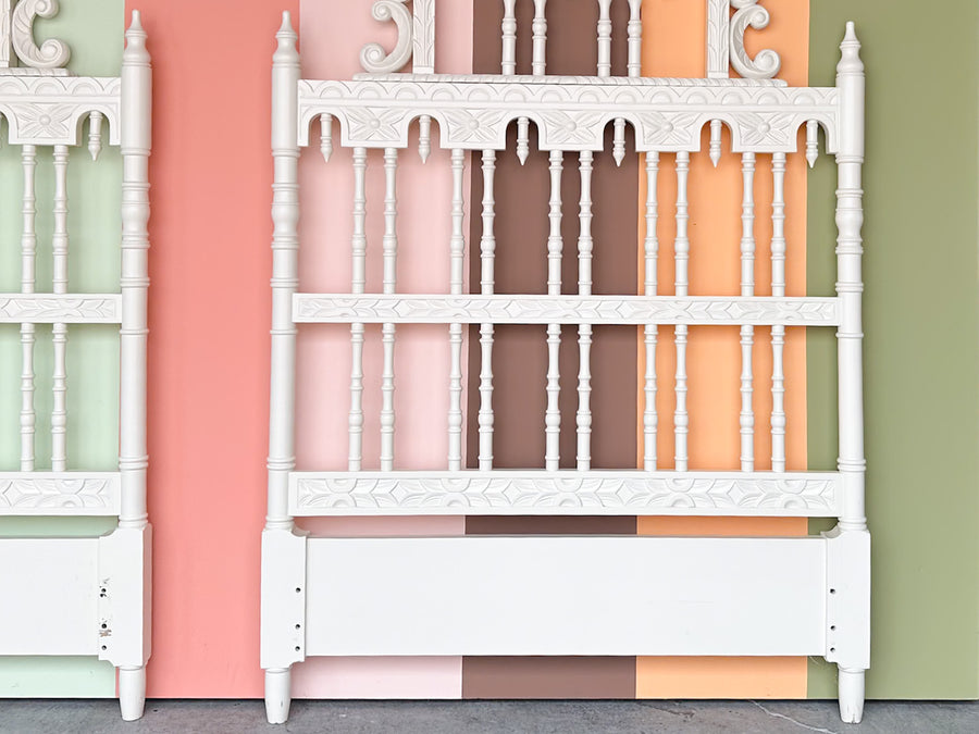 Modern Serena and Lily Chinoiserie Twin Headboards
