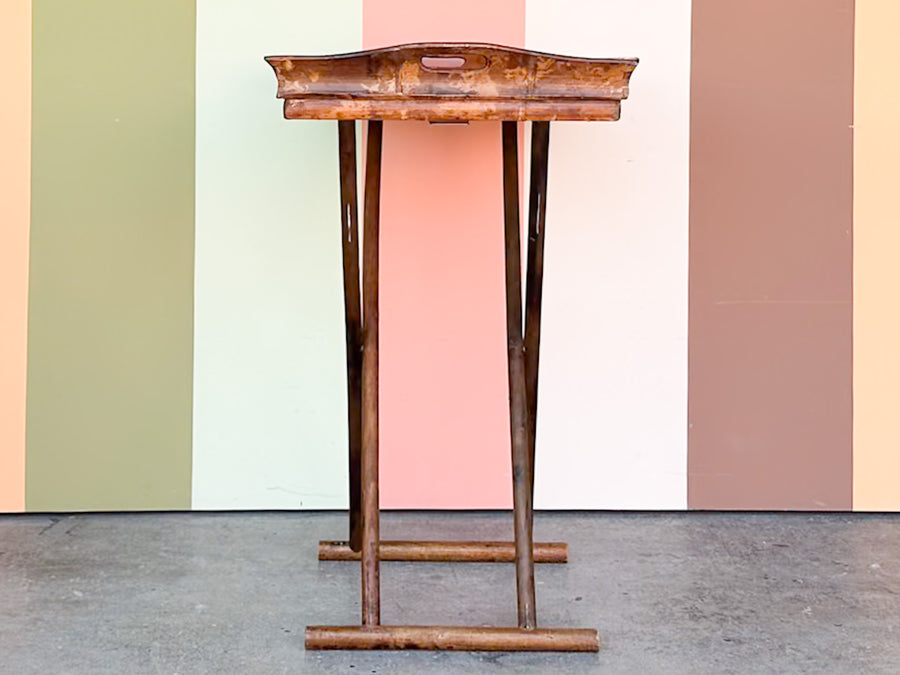 Tortoiseshell Rattan Folding Bar