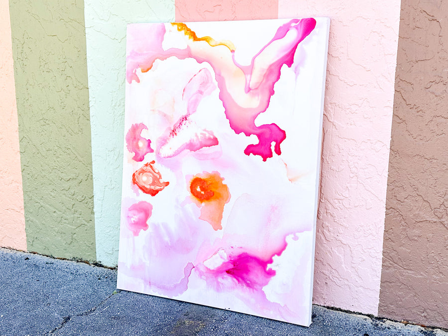 Kips Bay Show House Aquatic Underworld Mixed Media Original Art