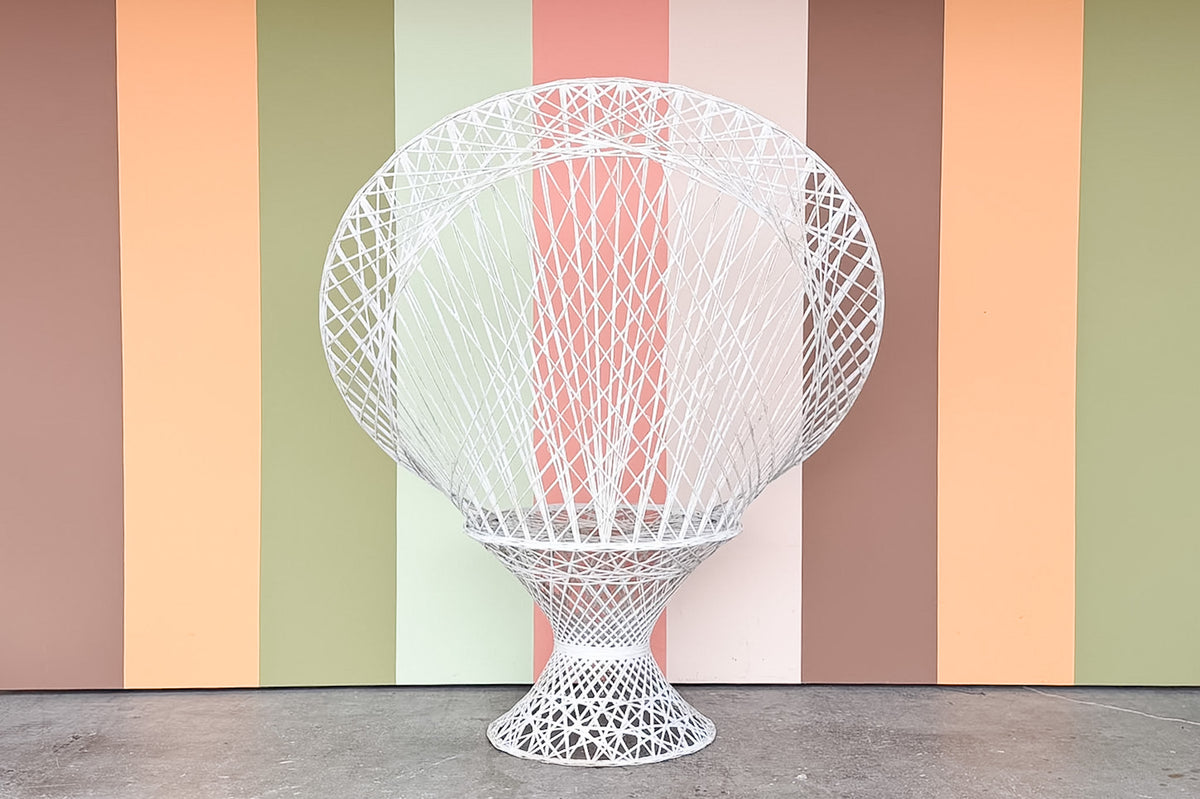 Webspun Peacock Chair