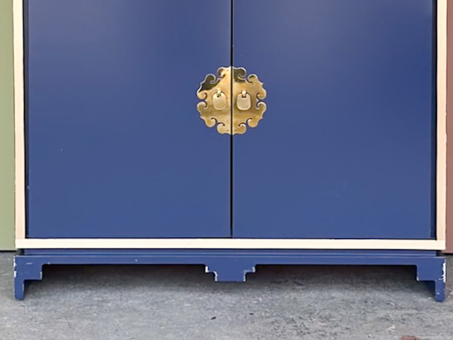 Periwinkle Chinoiserie Style Server