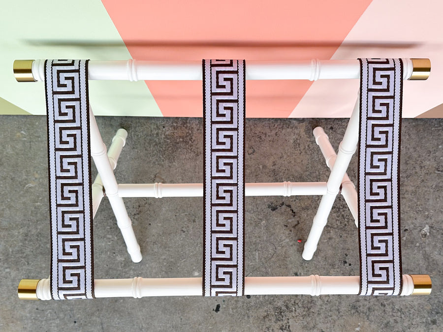Faux Bamboo Luggage Rack - Sarah