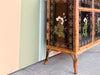 Hand Painted Tortoiseshell Rattan Credenza