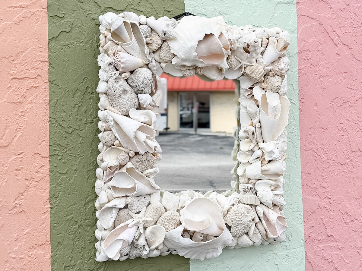 Island Chic Bahamian Shell Mirror