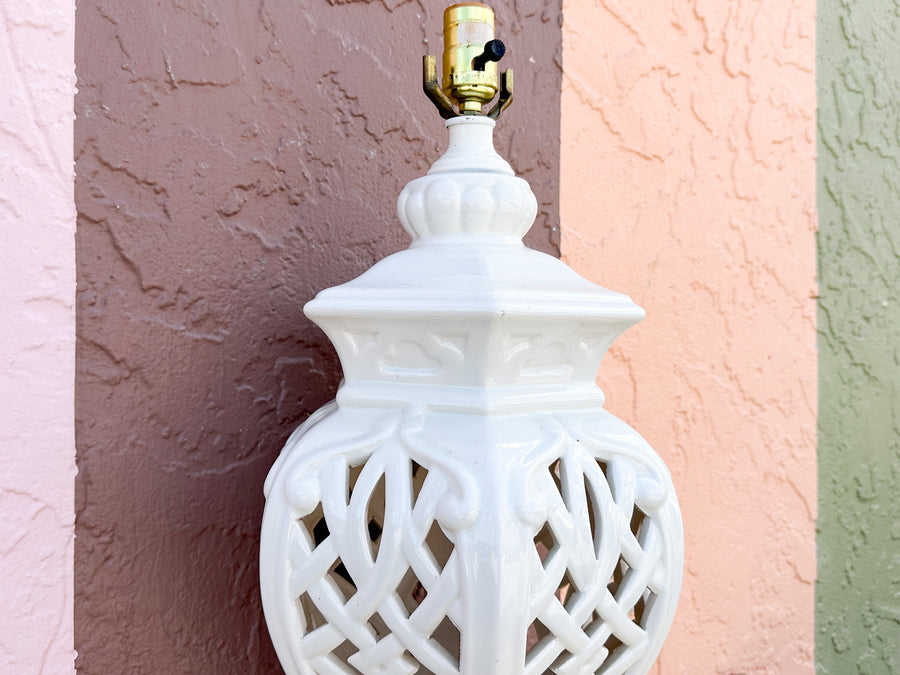 Regency Chic Pierced Lamp