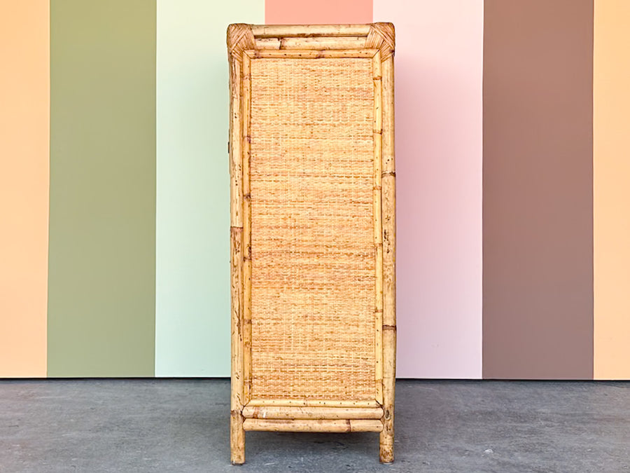 Island Chic Rattan Wrapped Chest
