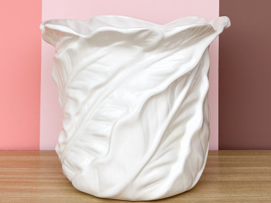 Palm Leaf Cachepot