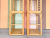 Pair of Whimsical Rattan Etageres