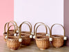 Set of Eight Nantucket Basket Placecard Holders