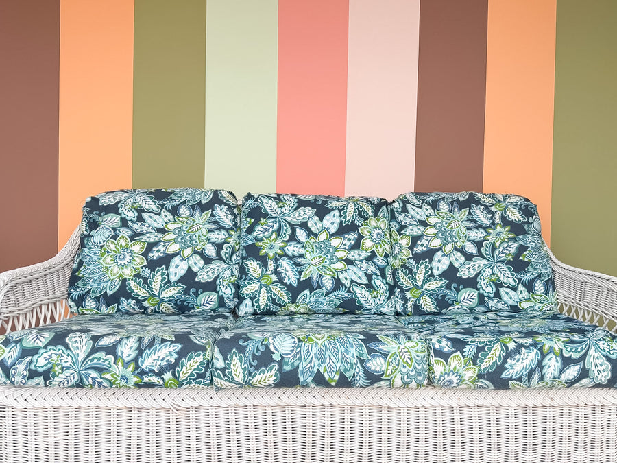 Braided Rattan Sofa