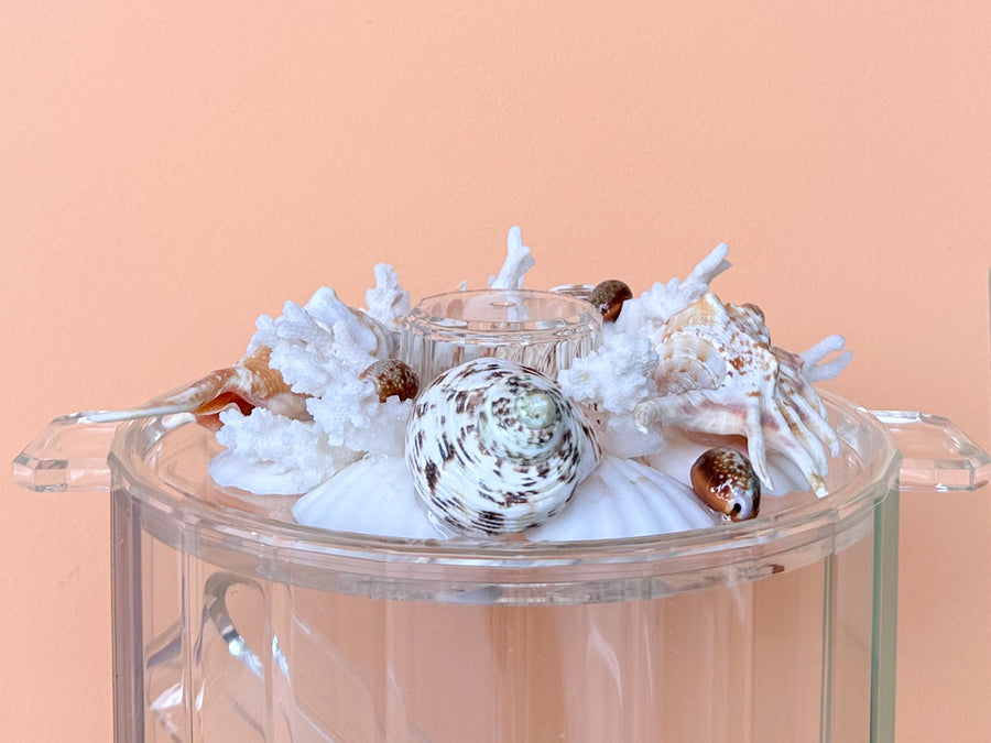 Shell Chic Pitcher and Ice Bucket
