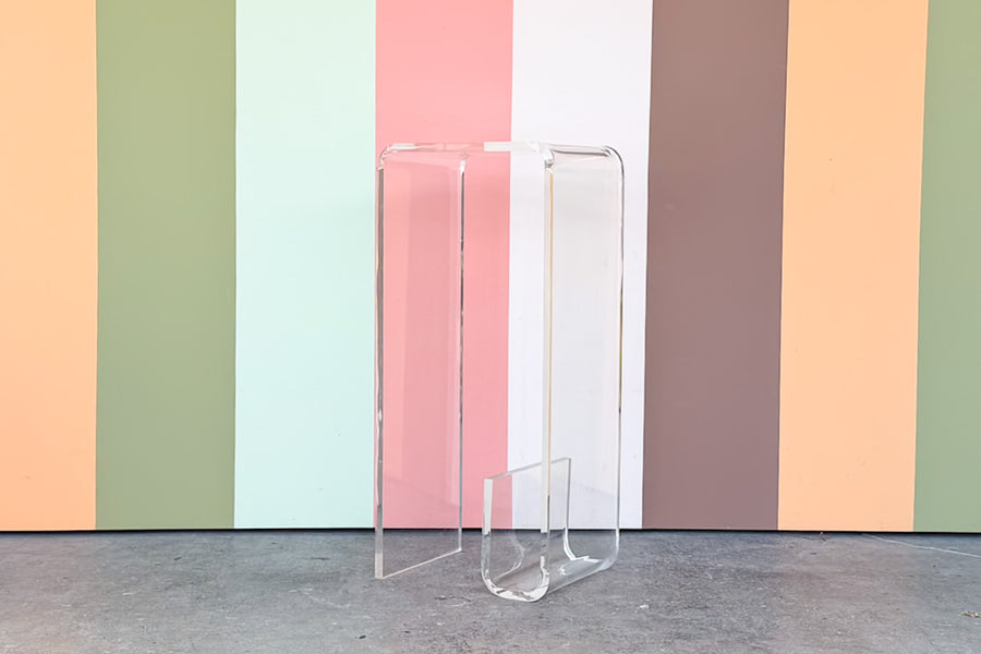 MCM Lucite Pedestal